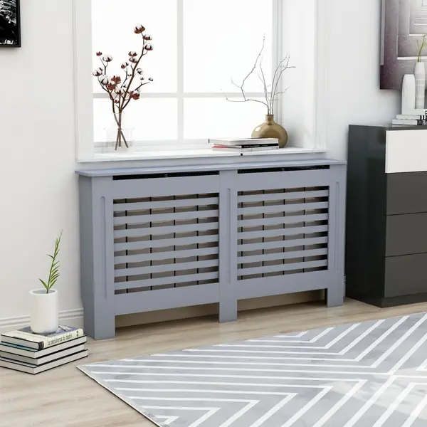 Gossi masca pentru calorifer, antracit, 152 x 19 x 81,5 cm, mdf
