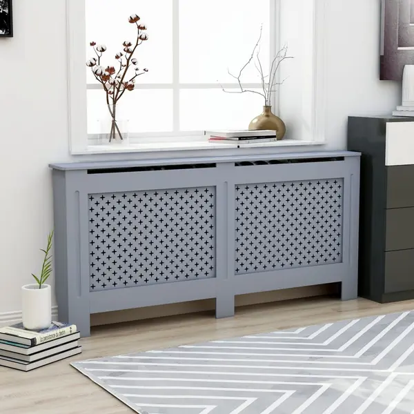 Gossi masca pentru calorifer, antracit, 172 x 19 x 81,5 cm, mdf