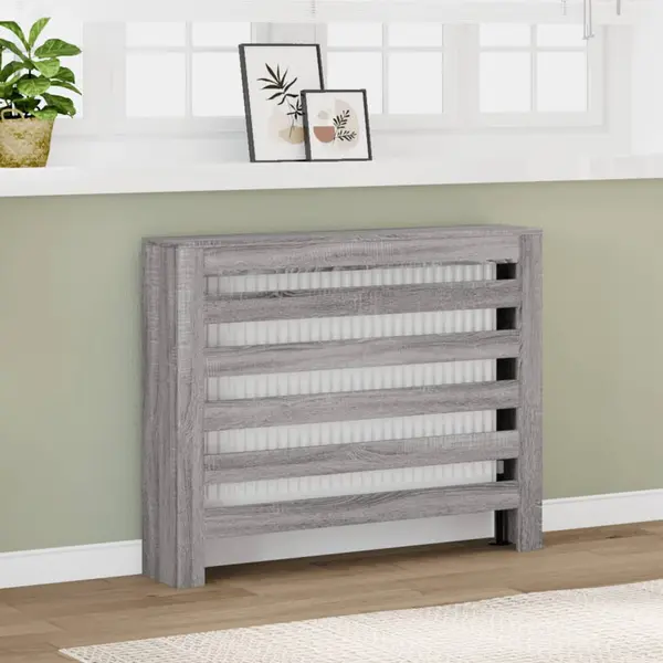 Gossi masca pentru calorifer gri sonoma 104x20x82 cm lemn prelucrat