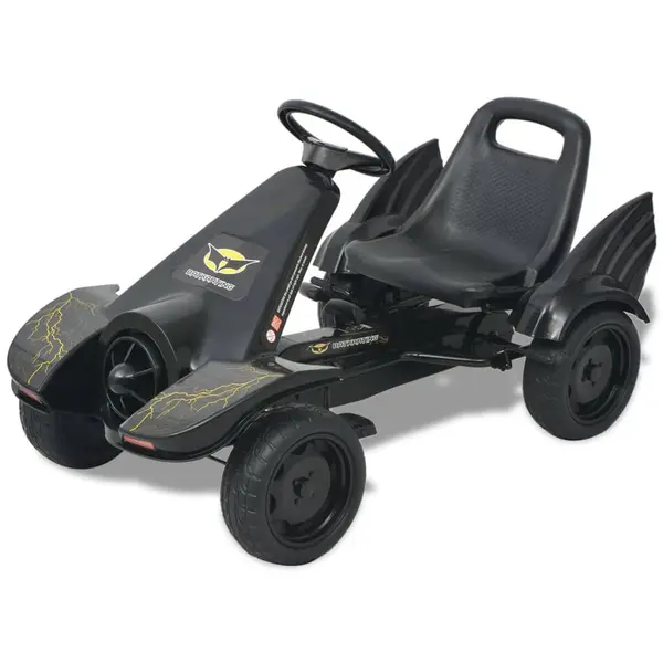 Gossi masinuta kart cu sezut reglabil neagra