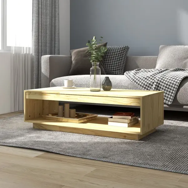 Gossi masuta de cafea, 110x50x33,5 cm, lemn masiv de pin