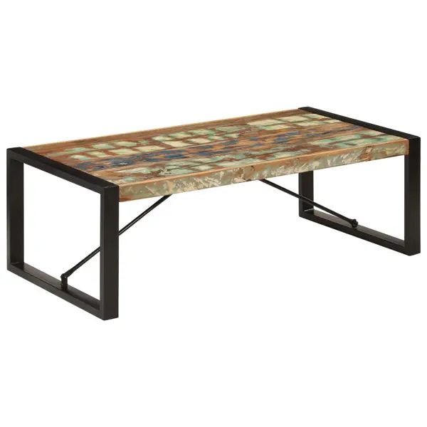 Gossi masuta de cafea, 120 x 60 x 40 cm, lemn masiv reciclat