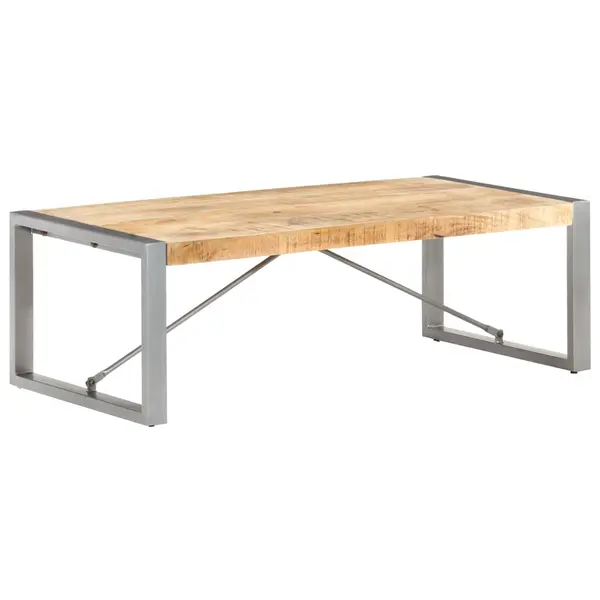 Gossi masuta de cafea, 120x60x40 cm, lemn de mango nefinisat