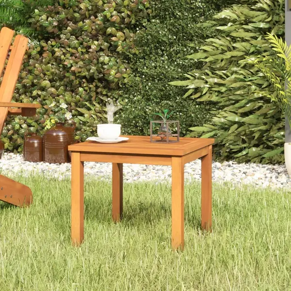 Gossi masuta de cafea, 40x40x36 cm, lemn masiv de acacia