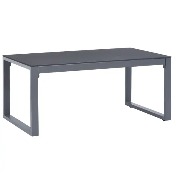 Gossi masuta de cafea, 90 x 50 x 40 cm, aluminiu