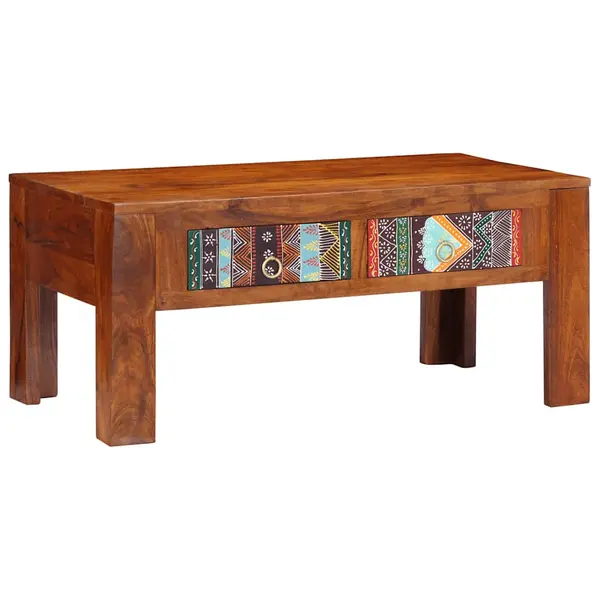 Gossi masuta de cafea, 90x50x40 cm, lemn masiv de acacia