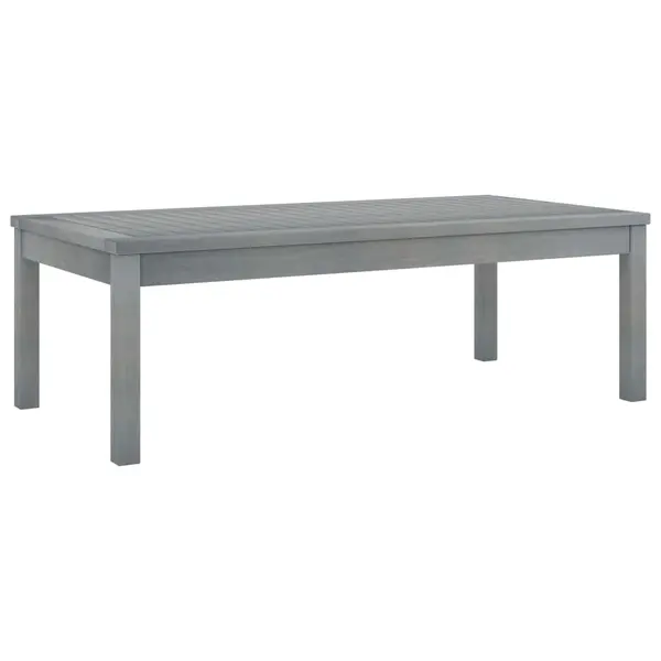 Gossi masuta de cafea, gri, 100 x 50 x 33 cm, lemn masiv de acacia