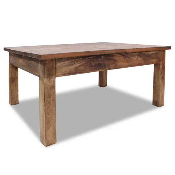 Gossi masuta de cafea, lemn masiv reciclat, 98x73x45 cm