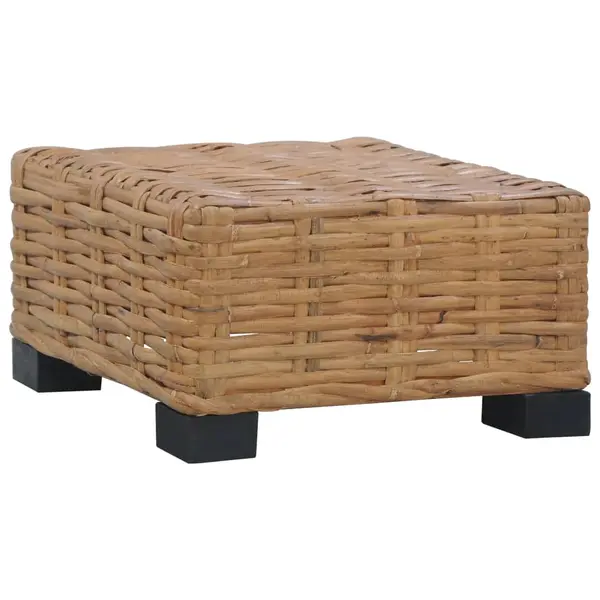 Gossi masuta de cafea, natural, 47 x 47 x 28 cm, ratan