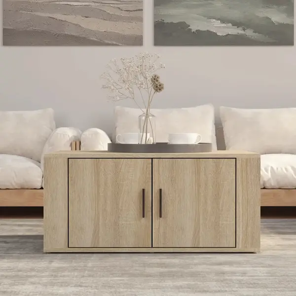 Gossi masuta de cafea, stejar sonoma, 80x50x36 cm, lemn compozit