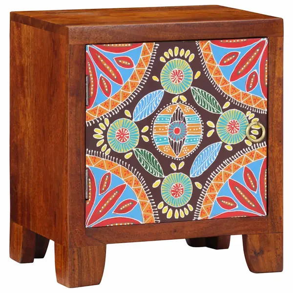 Gossi noptiera 40x30x45 cm din lemn masiv de salcam