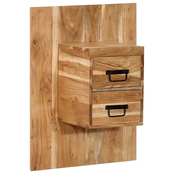 Gossi noptiera, 60x32x80 cm, lemn masiv de acacia