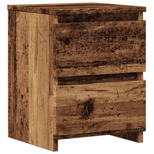 Gossi noptiera, lemn invechit, 30 x 30 x 40 cm, lemn prelucrat