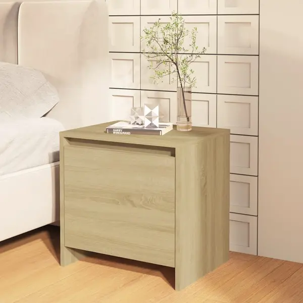 Gossi noptiera, stejar sonoma, 45x34x44,5 cm, pal