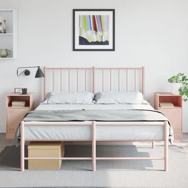 Gossi noptiere, 2 buc., 34,5x39x62 , 34,5x39x62 cm, otel