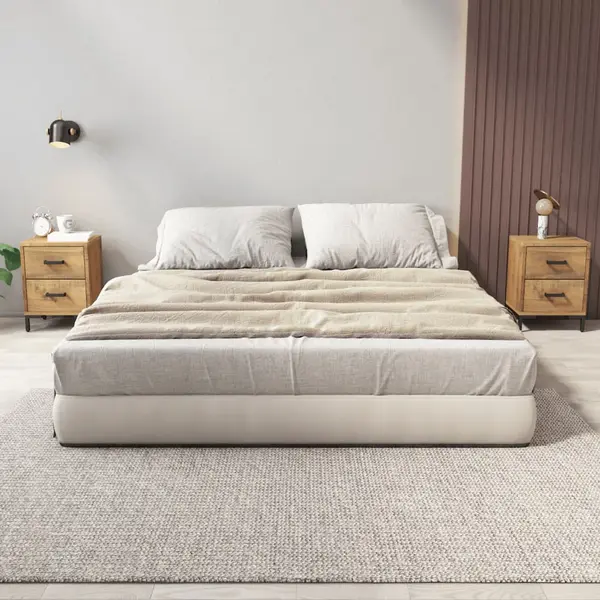 Gossi noptiere, 2 buc., 36x30x45 cm, lemn masiv de pin