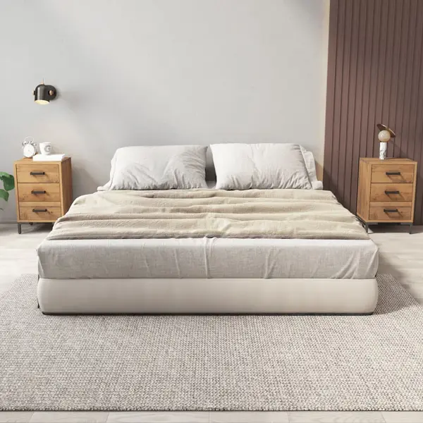 Gossi noptiere, 2 buc., 40x30x55 cm, lemn masiv de pin