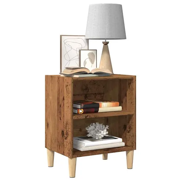 Gossi noptiere 2 buc. lemn vechi 40x30x50 cm lemn prelucrat
