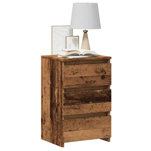 Gossi noptiere, 2 buc., lemn vechi, 40x35x62,5 cm, lemn prelucrat