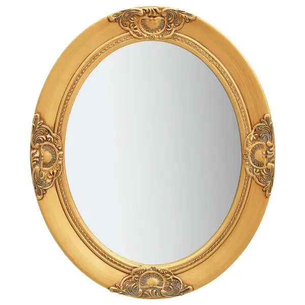 Gossi oglinda de perete in stil baroc, auriu, 50 x 60 cm
