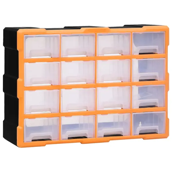 Gossi organizator cu 16 sertare medii, 52x16x37 cm