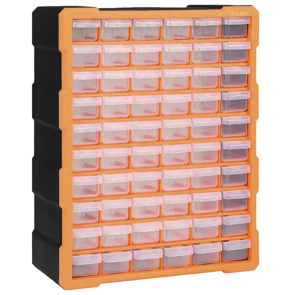 Gossi organizator cu 60 de sertare, 38 x 16 x 47,5 cm