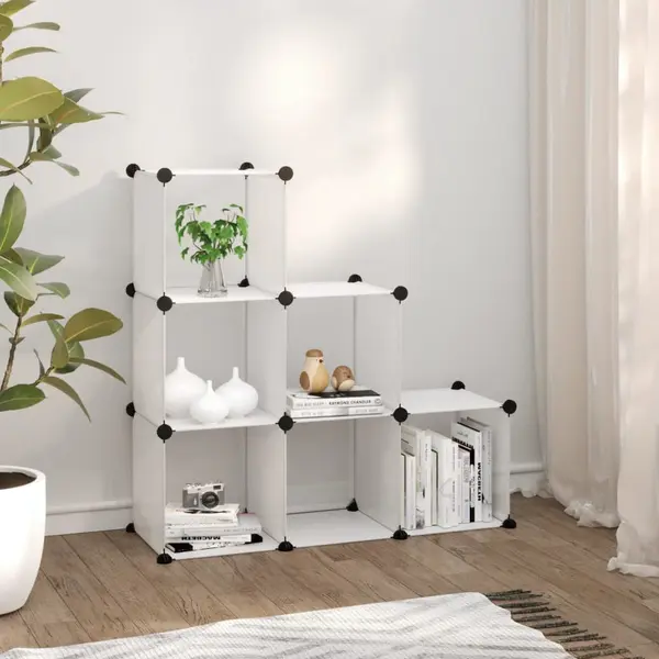 Gossi organizator cub de depozitare, 6 cuburi, transparent, pp