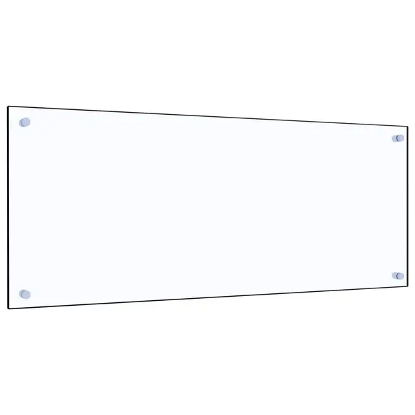 Gossi panou antistropi bucatarie transparent 100x40cm sticla securiz.