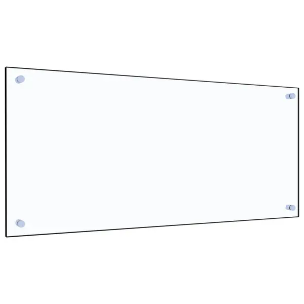 Gossi panou antistropi bucatarie transparent 90x40 cm sticla securiz.