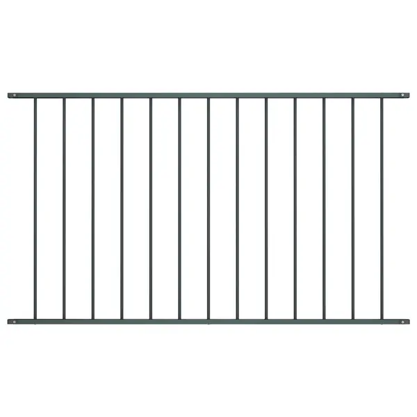 Gossi panou de gard, antracit, 1,7 x 1 m, otel vopsit electrostatic