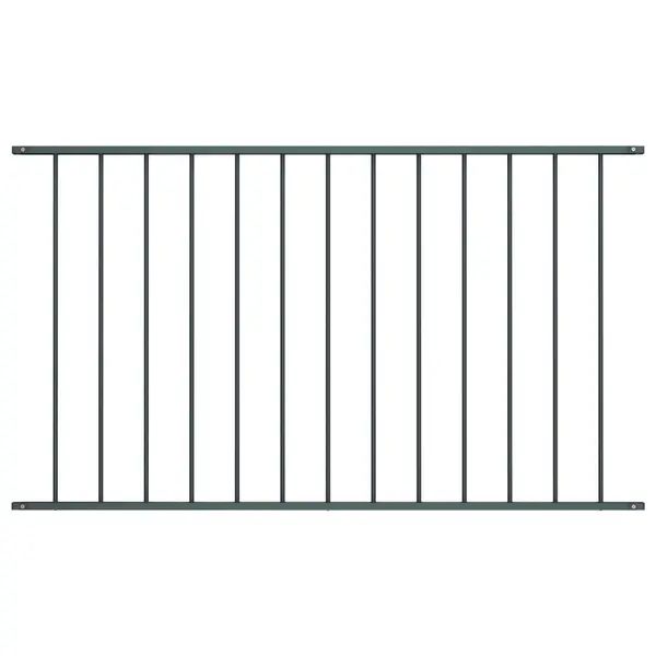 Gossi panou de gard, antracit, 1,7x1,25 m, otel vopsit electrostatic