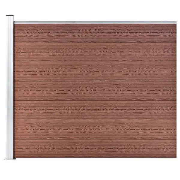 Gossi panou de gard, maro, 175 x 146 cm, wpc