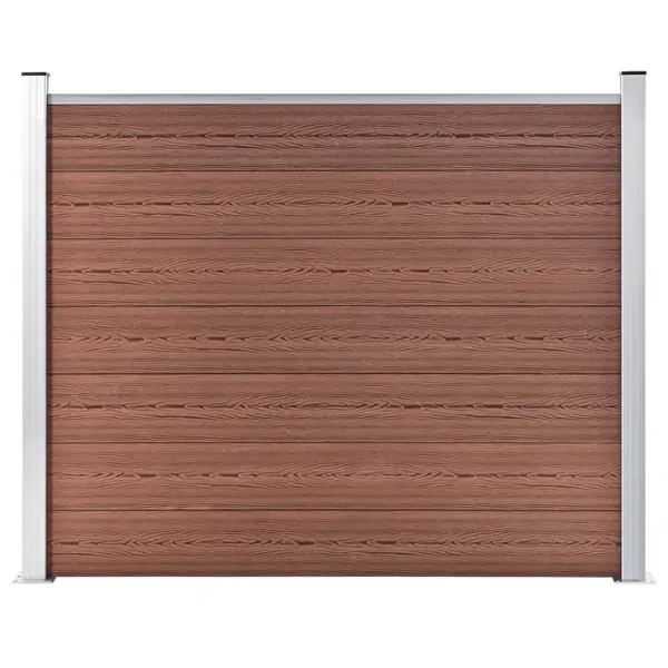 Gossi panou de gard, maro, 180 x 146 cm, wpc