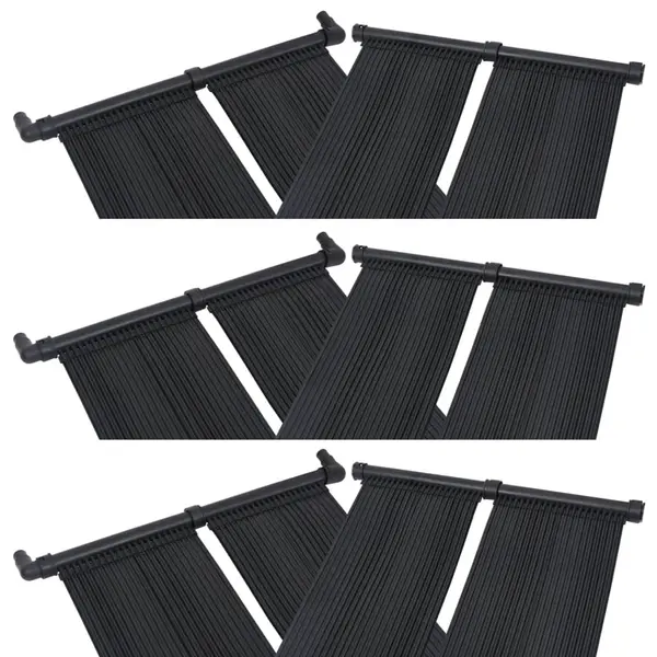 Gossi panou incalzitor solar pentru piscina, 6 buc., 80x310 cm