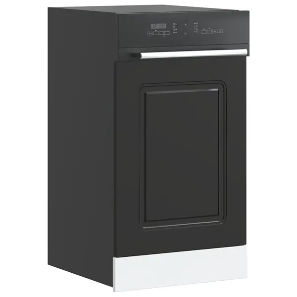 Gossi panou pentru masina spalat vase „kalmar” negru lemn prelucrat