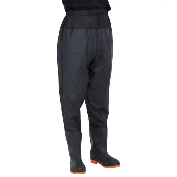 Gossi pantaloni cu talie inalta cu cizme, negru, marimea 44