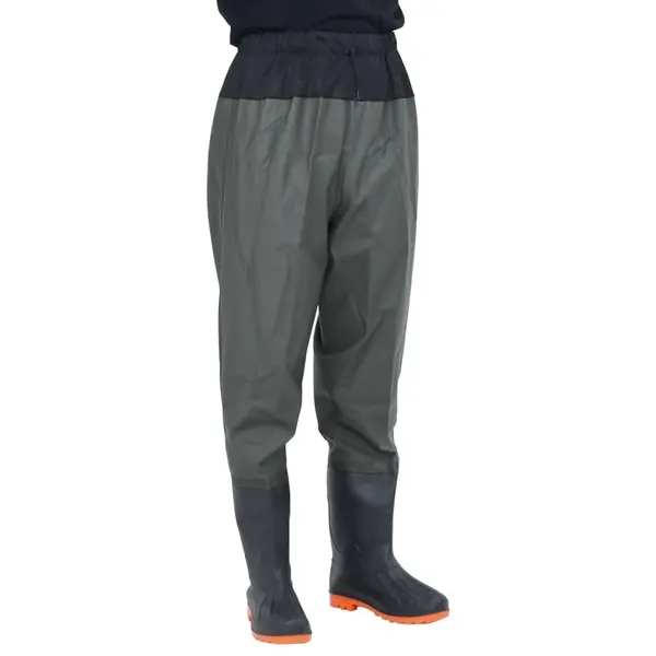 Gossi pantaloni cu talie inalta cu cizme, verde inchis, marimea 39