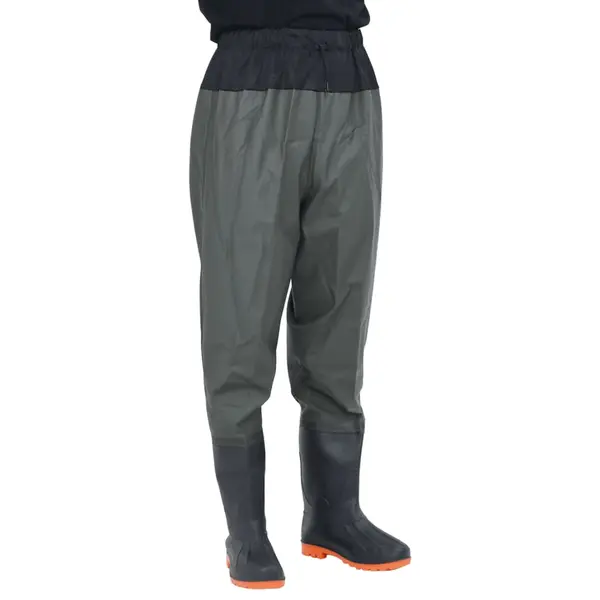 Gossi pantaloni cu talie inalta cu cizme, verde inchis, marimea 42