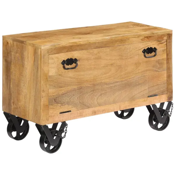 Gossi pantofar, 86 x 35 x 55 cm, lemn masiv de mango