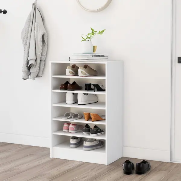 Gossi pantofar, alb, 60x35x92 cm, pal