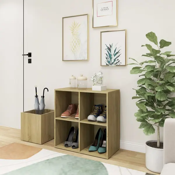 Gossi pantofar de hol, stejar sonoma, 105x35,5x70 cm, pal