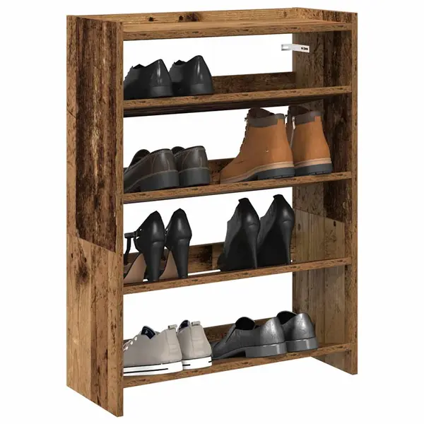 Gossi pantofar, lemn vechi, 80x25x61,5 cm, lemn compozit