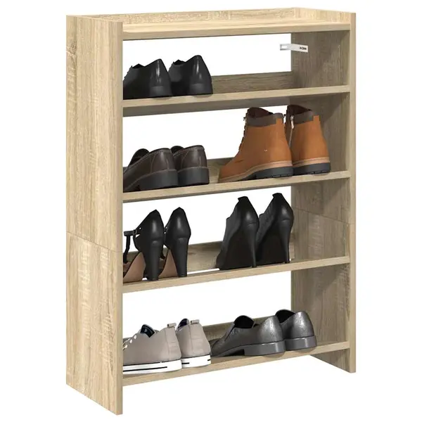 Gossi pantofar, stejar sonoma, 80x25x61,5 cm, lemn prelucrat