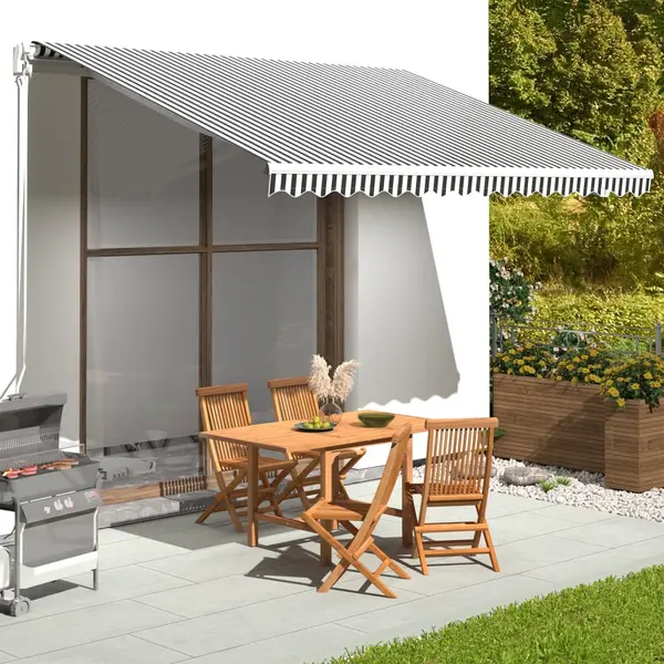 Gossi panza de rezerva copertina, antracit si alb, 4x3,5 m