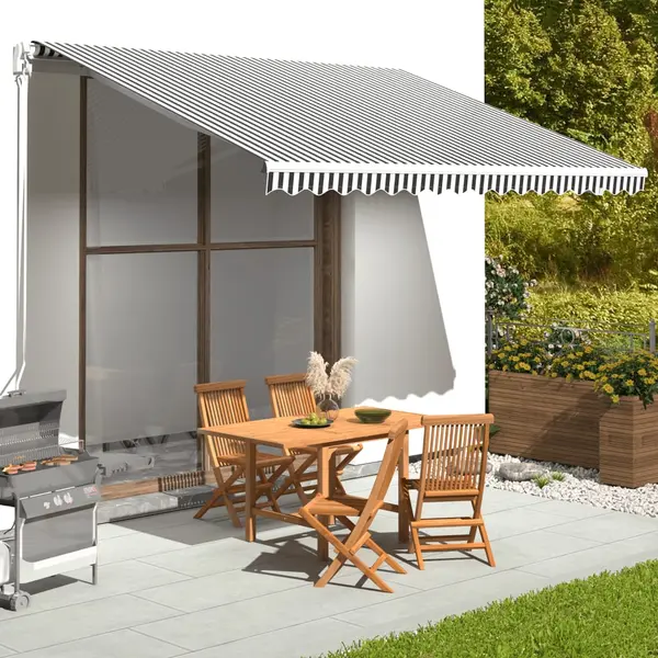 Gossi panza de rezerva copertina, antracit si alb, 4x3 m