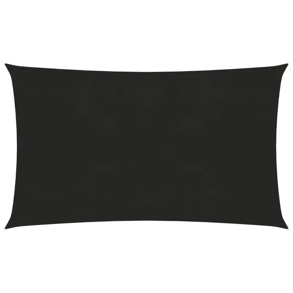 Gossi panza parasolar, negru, 3x6 m, hdpe, 160 g/m2