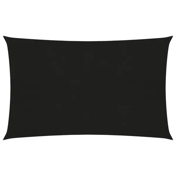 Gossi parasolar, negru, 3x5 m, hdpe, 160 g/m2