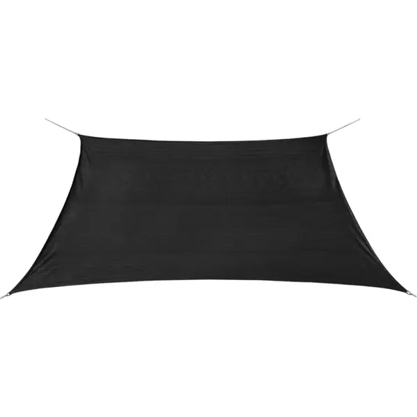 Gossi parasolar patrat din hdpe, 3,6 x 3,6 m, antracit
