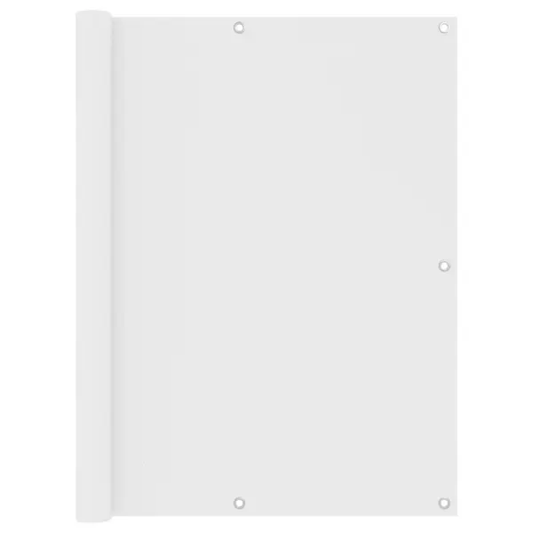Gossi paravan de balcon, alb, 120 x 500 cm, tesatura oxford