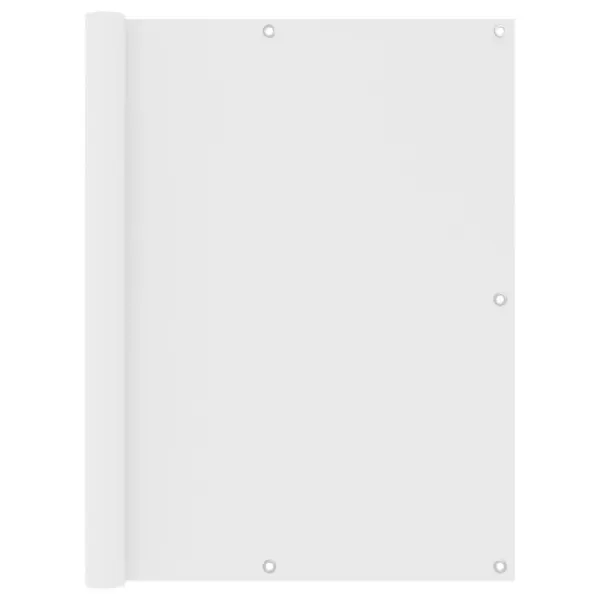 Gossi paravan de balcon, alb, 120 x 600 cm, tesatura oxford
